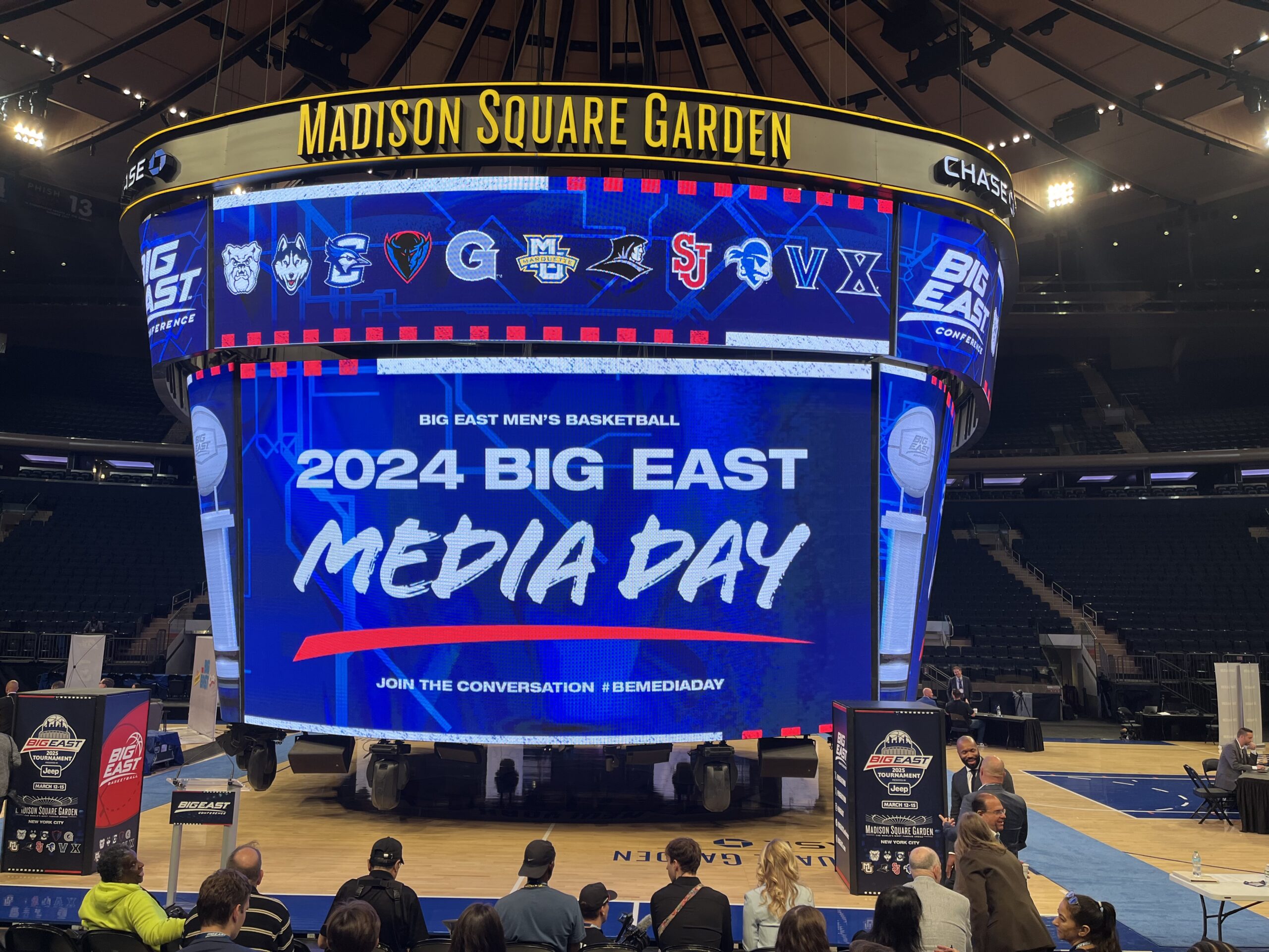 Big East Media Day Hoop Dump